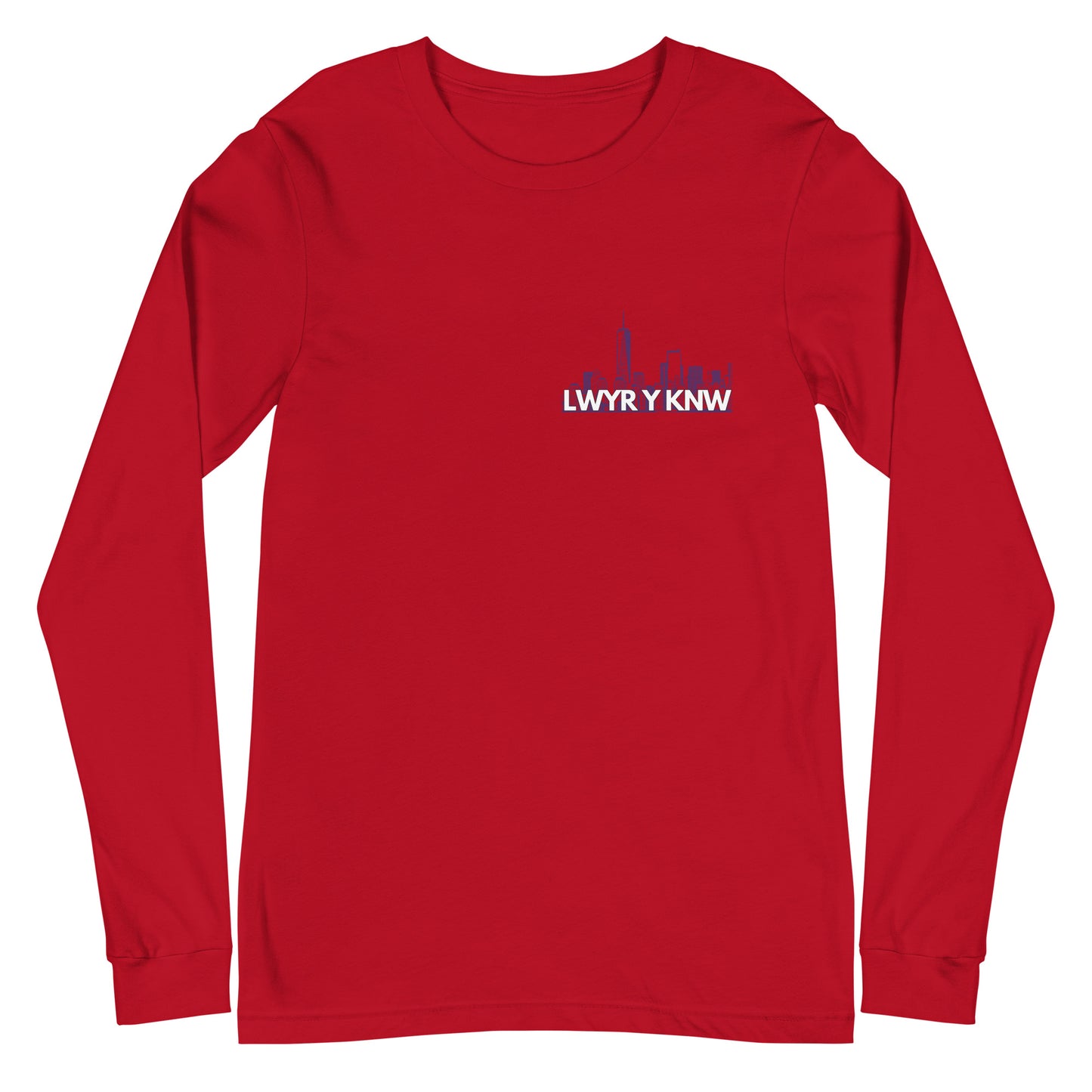 LWYR Y KNW Brooklyn Line Unisex Long Sleeve Tee