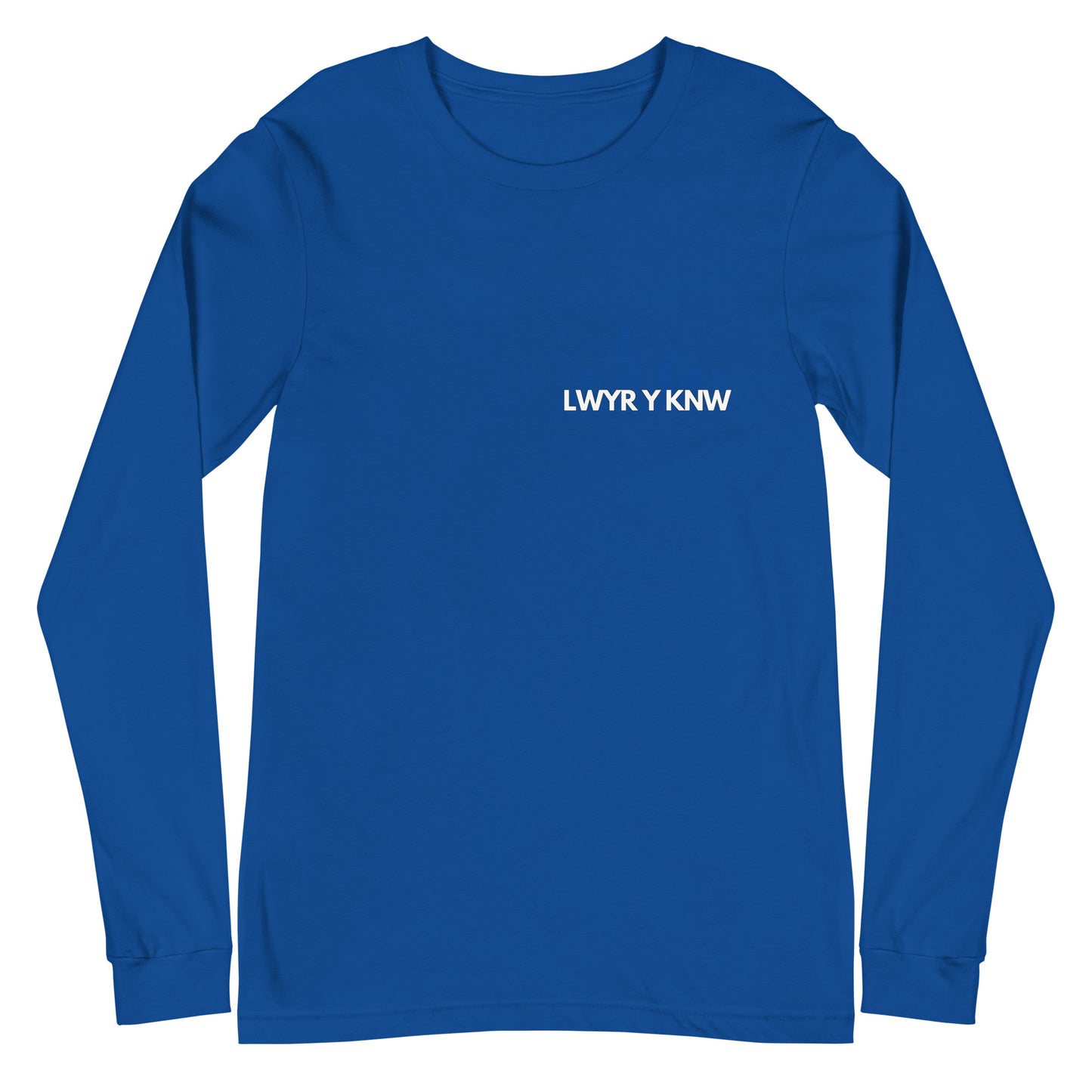 LWYR Y KNW Brooklyn Line Unisex Long Sleeve Tee