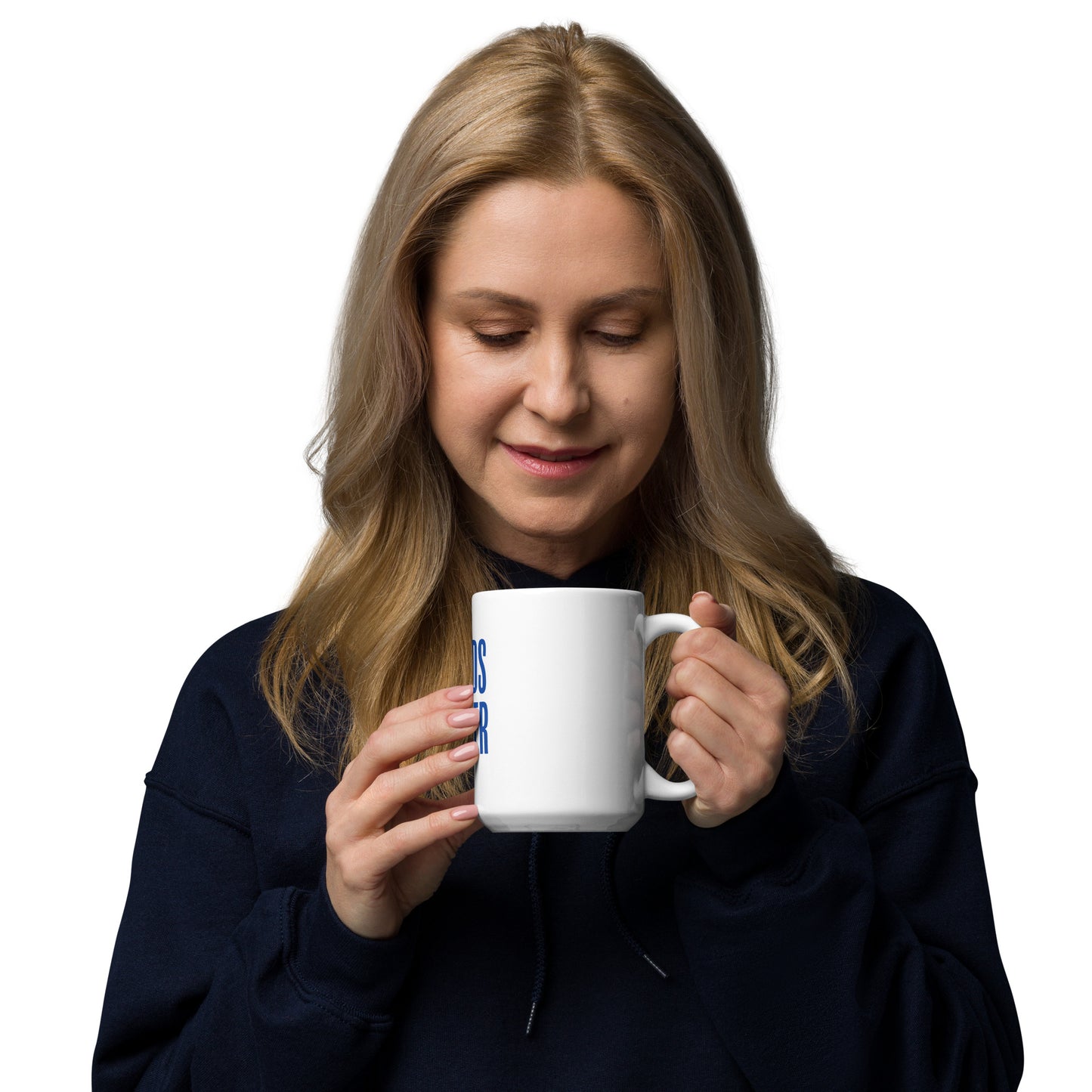 Words Matter White glossy mug