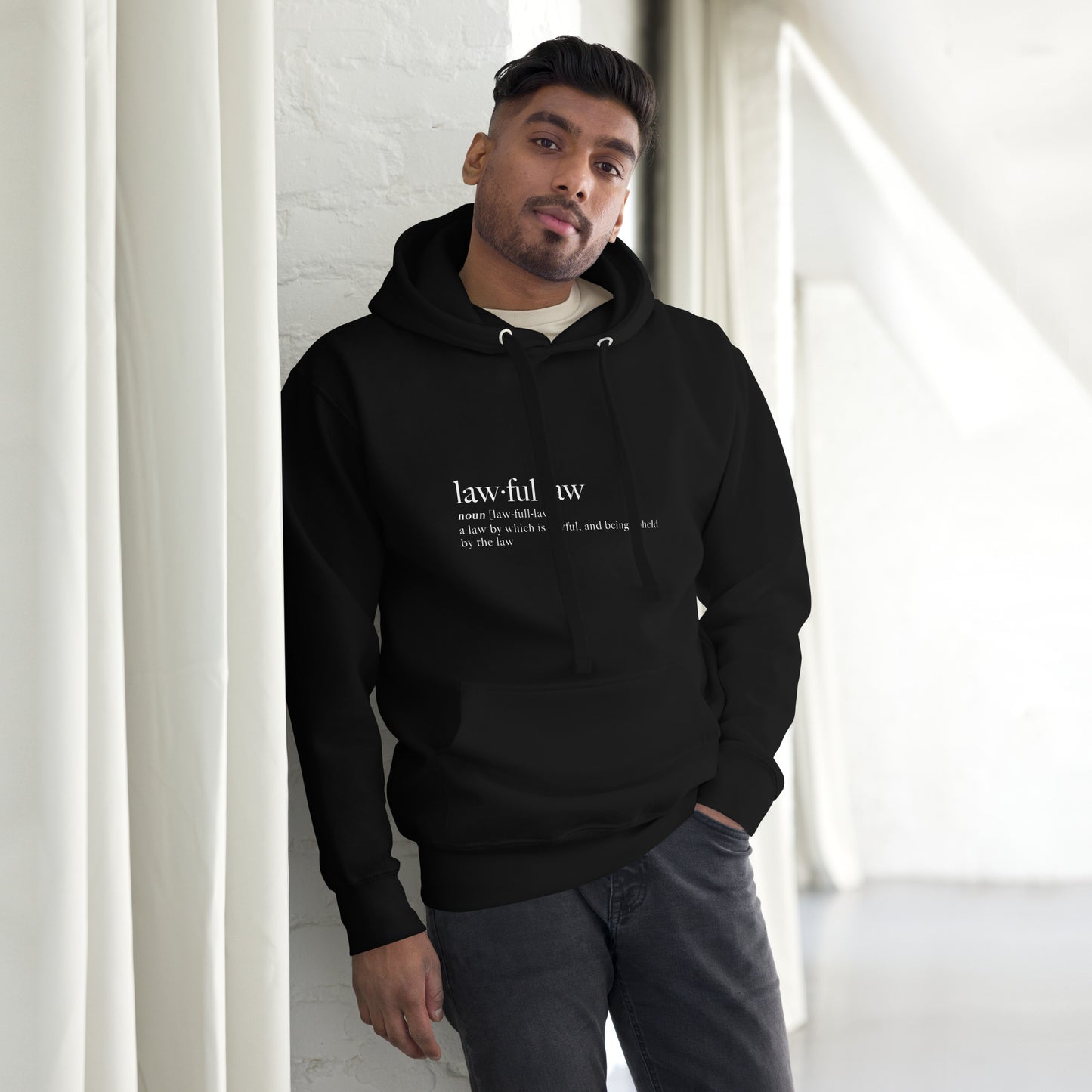 Lawful Law Line Classic Pullover Hoodie